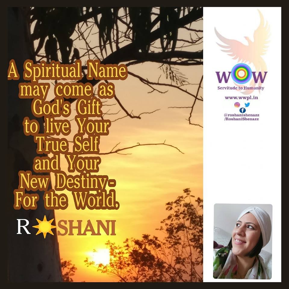 You are currently viewing What is a Spiritual Name? – Roshani